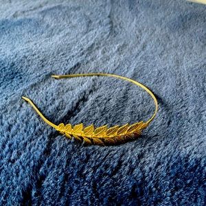 Gold leaf headband